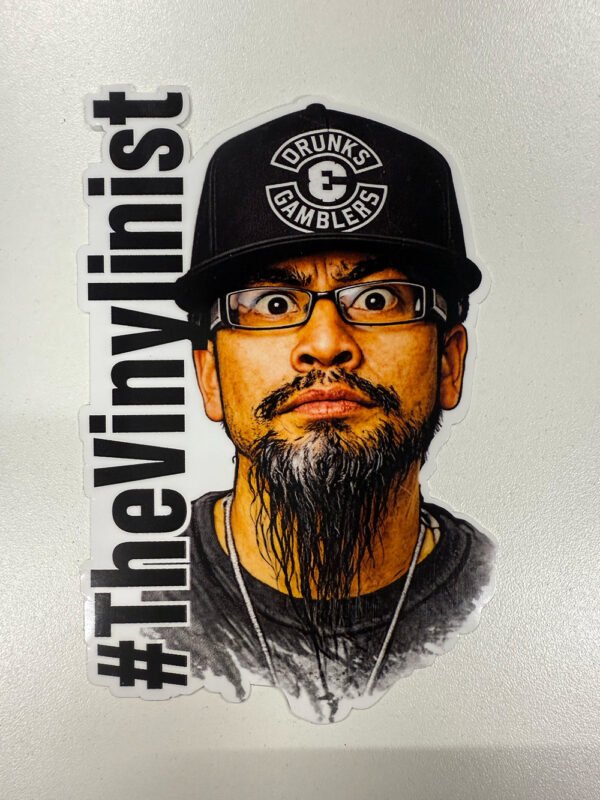 The “Limited Edition—Still Breathing” Sticker, Vince theVinylinist