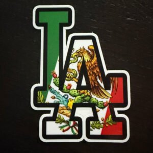 LA logo w/embedded Mexican Flag