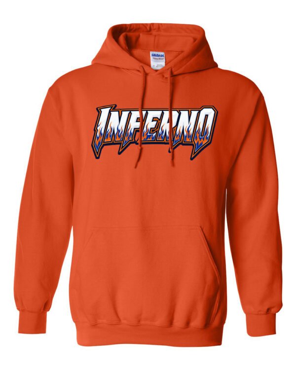 INFERNO - PULL OVER HOODIE 50/50 ORANGE