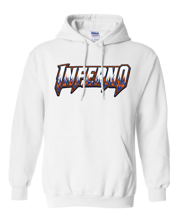 INFERNO - PULL OVER HOODIE 50/50 WHITE