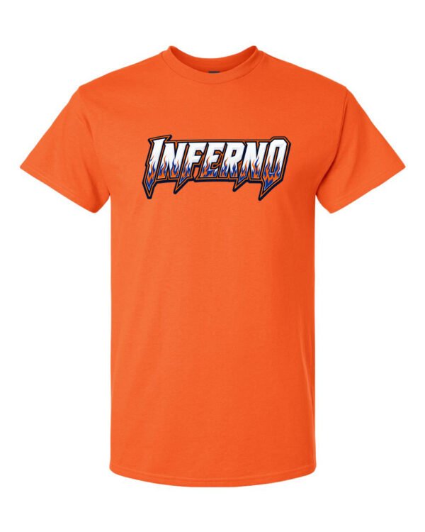 INFERNO – Premium Cotton T-Shirt ORANGE