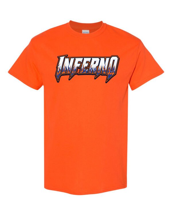 INFERNO – Cotton T-Shirt Orange