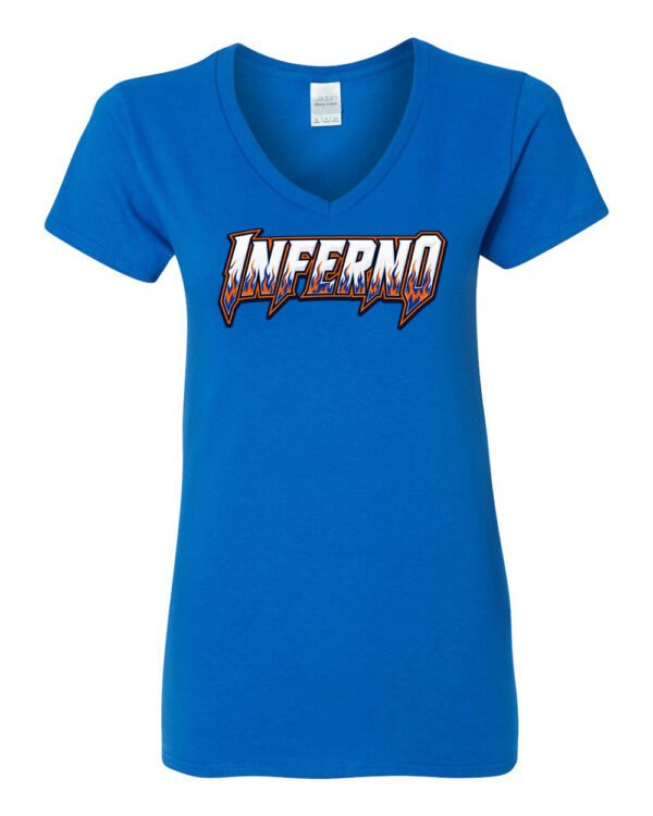 INFERNO – Dry Fit T-Shirt Royal Vneck